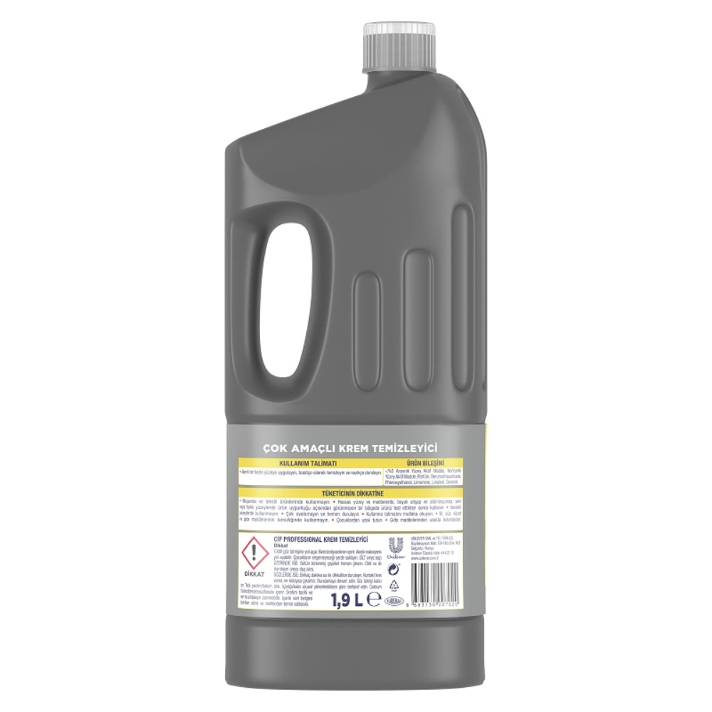 Cif Profesyonel Çok Amaçlı Krem Temizleyici 1.9 L