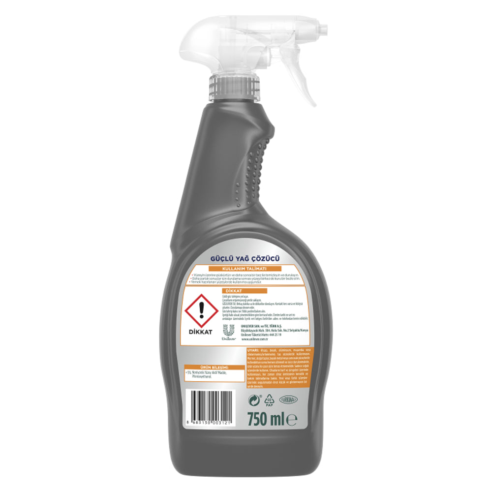 Cif Profesyonel Yağ Çözücü Sprey 750 mL