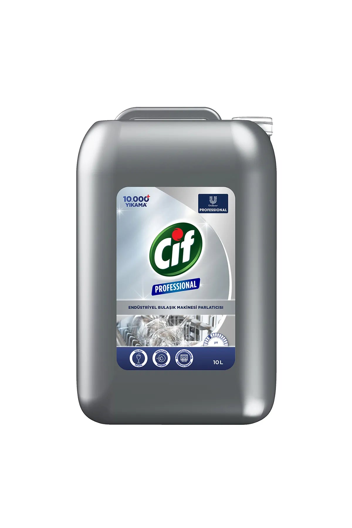 Cif Profesyonel Endüstriyel Bulaşık Makinesi Parlatıcısı 10 L