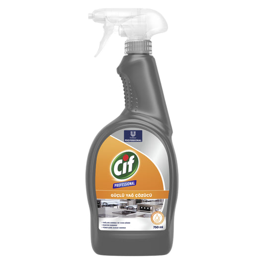 Cif Profesyonel Yağ Çözücü Sprey 750 mL